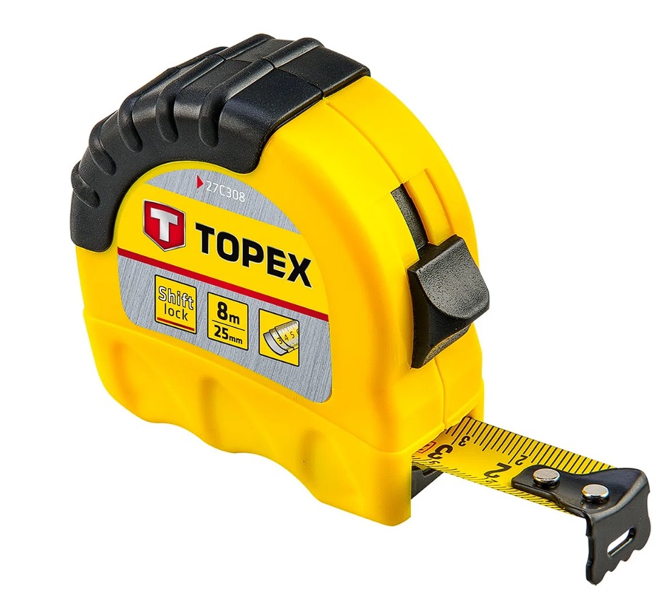 Mètre ruban Topex 27C308; 25 mm; 8 m