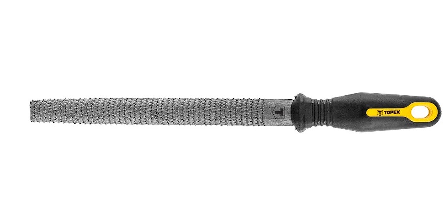 Fichier semi-circulaire pointu Topex 06A832; 200 mm