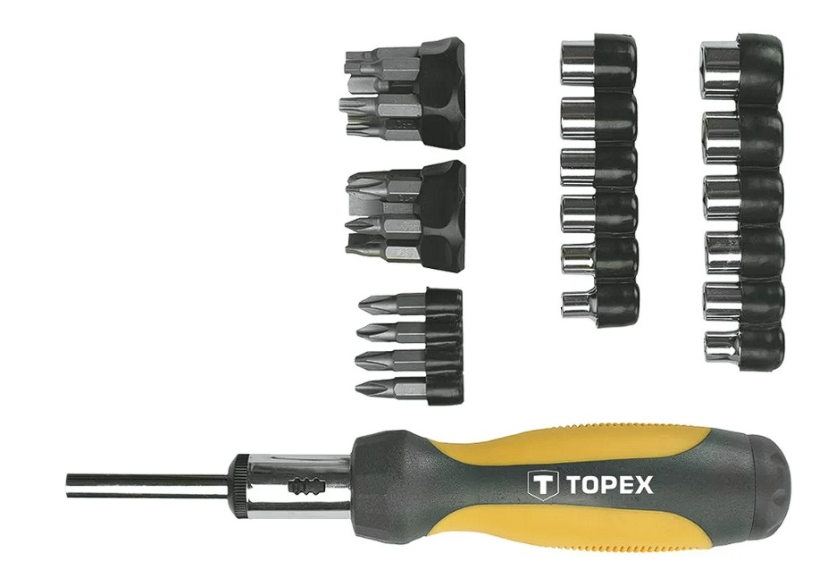 Socket et jeu de bits Topex 39D356; 29 unités