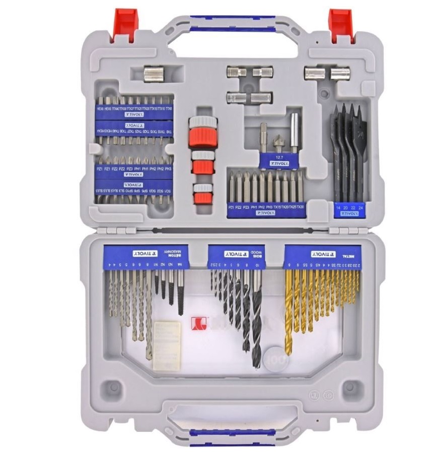 Ensemble d'outils Tivoly 11901170062; 100 unités