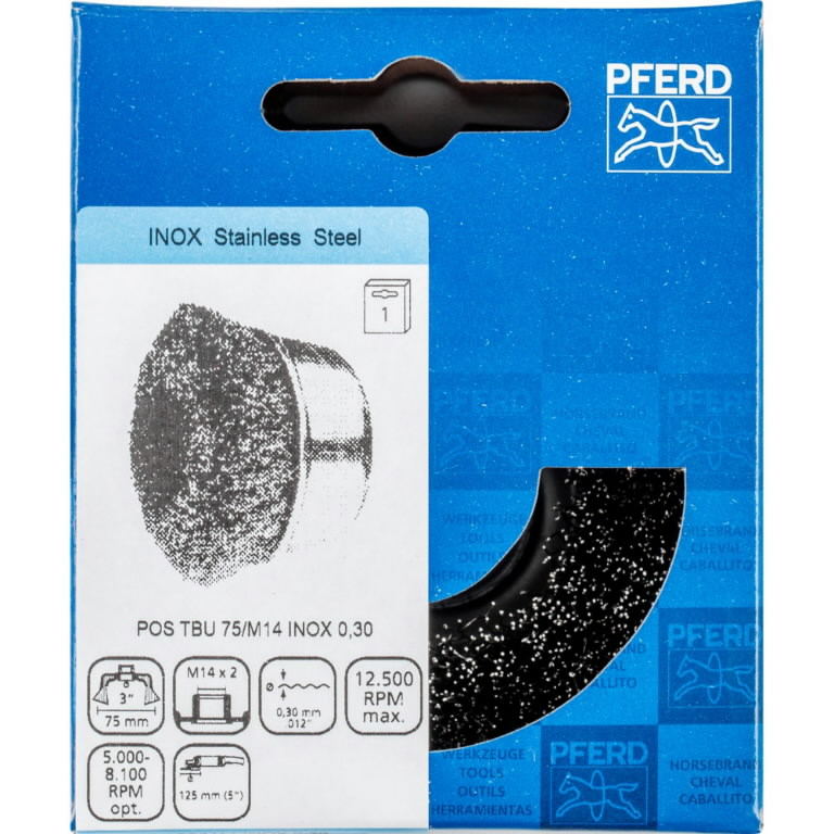Brosse conique PFERD 220856; 75 mm; M14