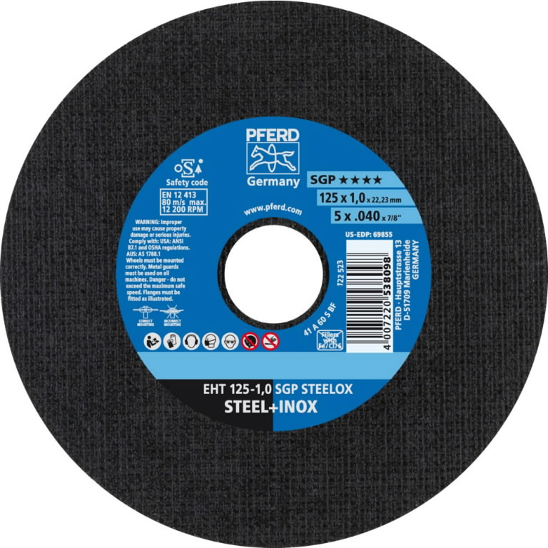 Disque abrasif PFERD 538098; 125 mm