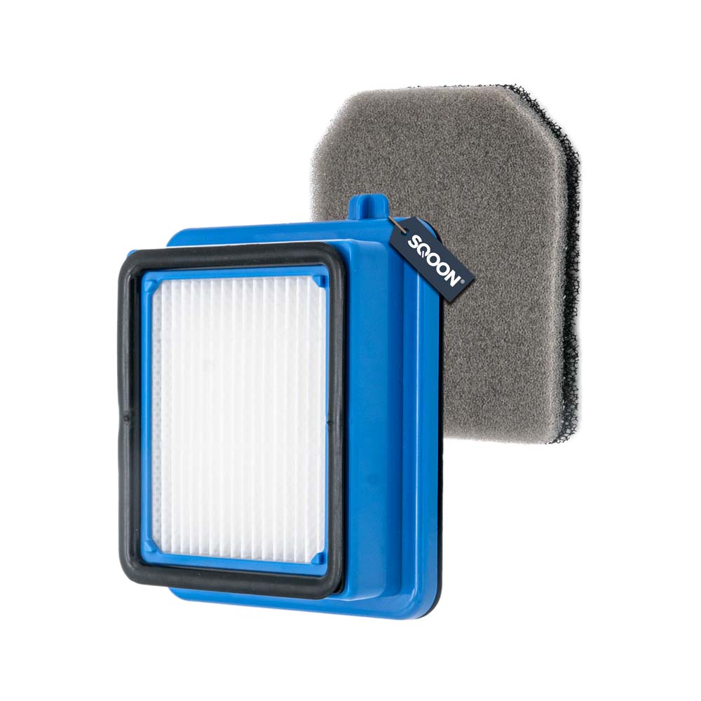 Jeu de filtres SQOON S0166B; AEG ASKW1 QX6/QX7/QX8-2 H11 HEPA; 2 unités