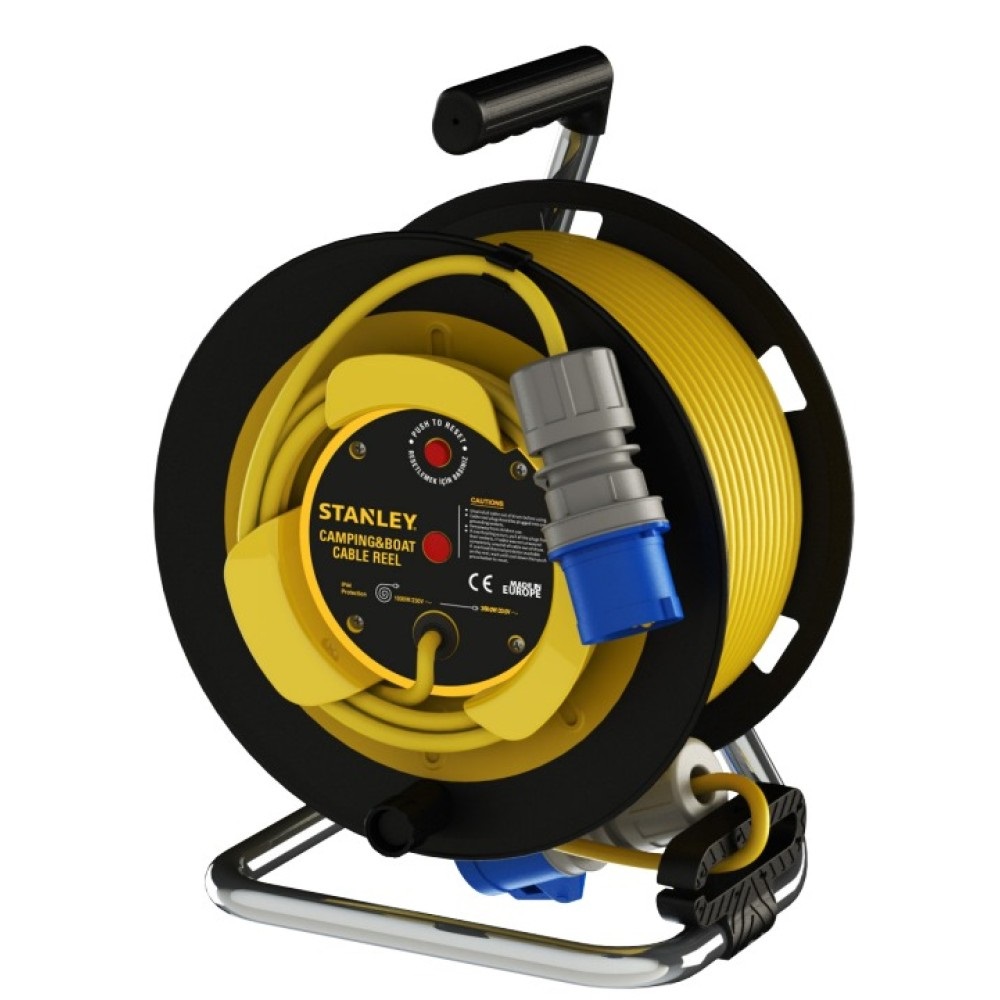 Rallonge avec bobine Stanley SXECFS9QBRE; 22 m; 3x1,5 mm²