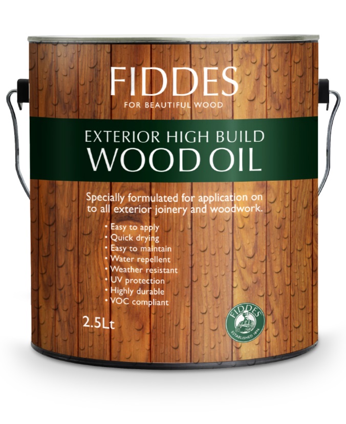 Huile de bois Fiddes 1018; 2,5 l; pour le travail extérieur