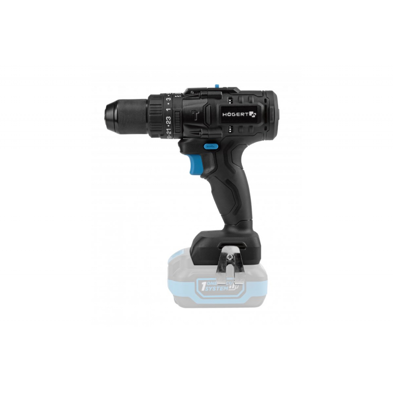 Perceuse à percussion sans fil Hogert HT2E224-0PD; 18 V (sans batterie et chargeur)