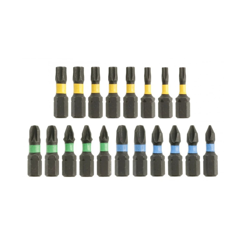 Jeu d'accessoires de tournevis Hogert HT1S698; 20 unités