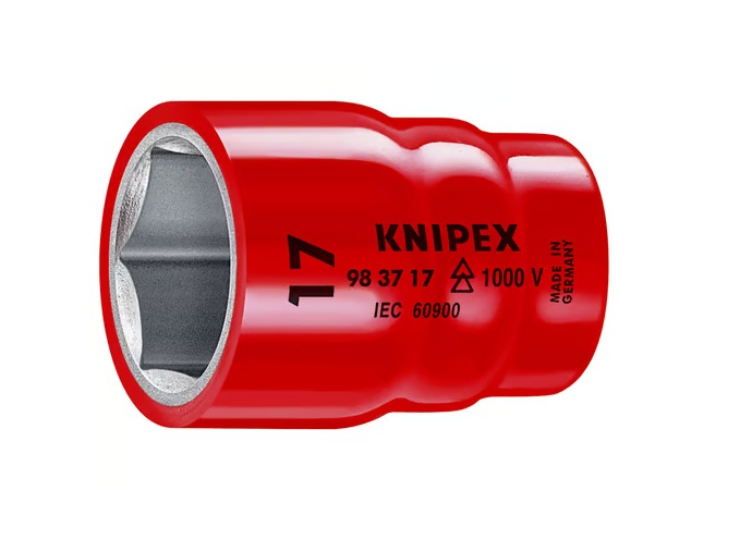 Clé à douille Knipex 983717; 3/8''; 17x46 mm