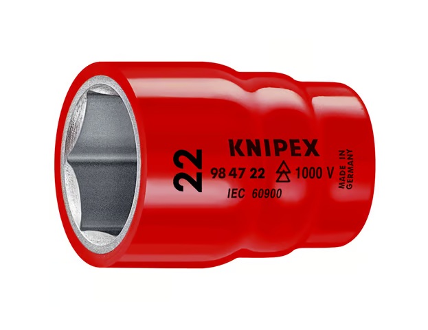 Clé à douille Knipex 984722; 1/2''; 22x58 mm