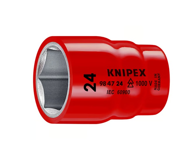 Clé à douille Knipex 984724; 1/2''; 24x61 mm