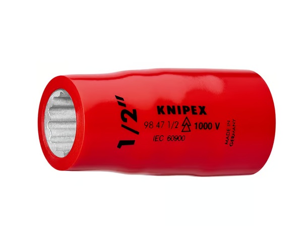 Clé à douille Knipex 98475/8''; 1/2''; 5/8''; 55 mm