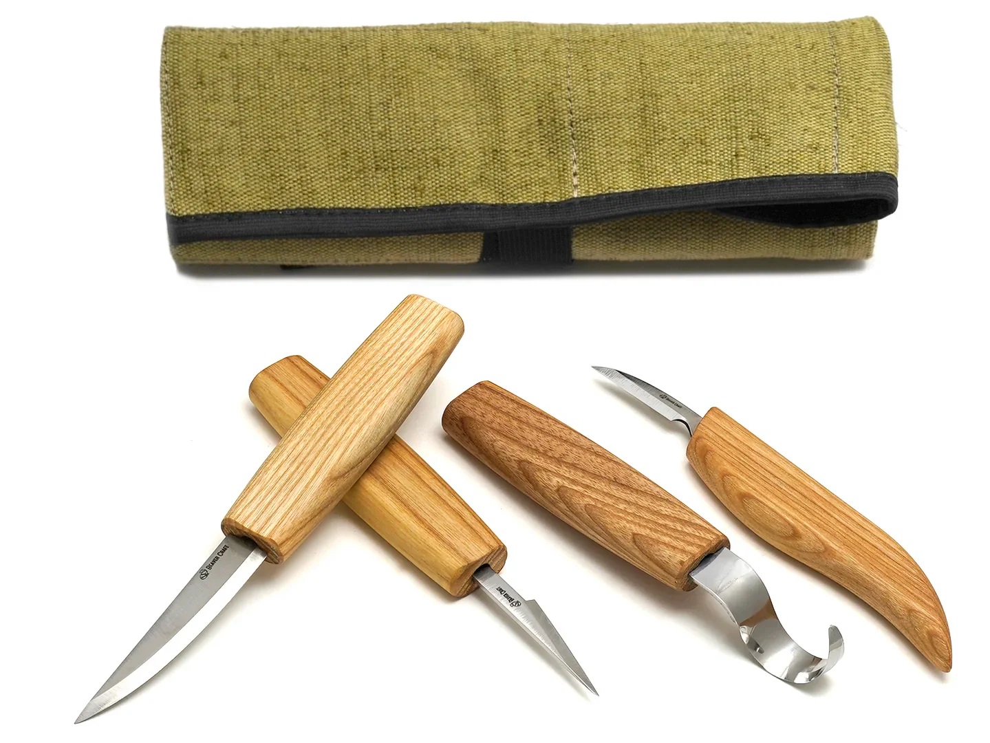 Ensemble de couteaux BeaverCraft S09L; 4 unité; convient pour les gauchers