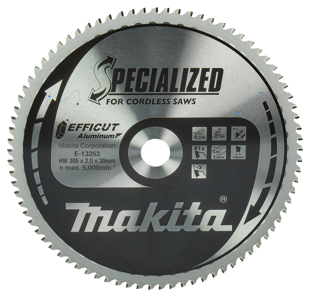 Scie circulaire Makita E-13253; 305x30 mm; Z81; -3°