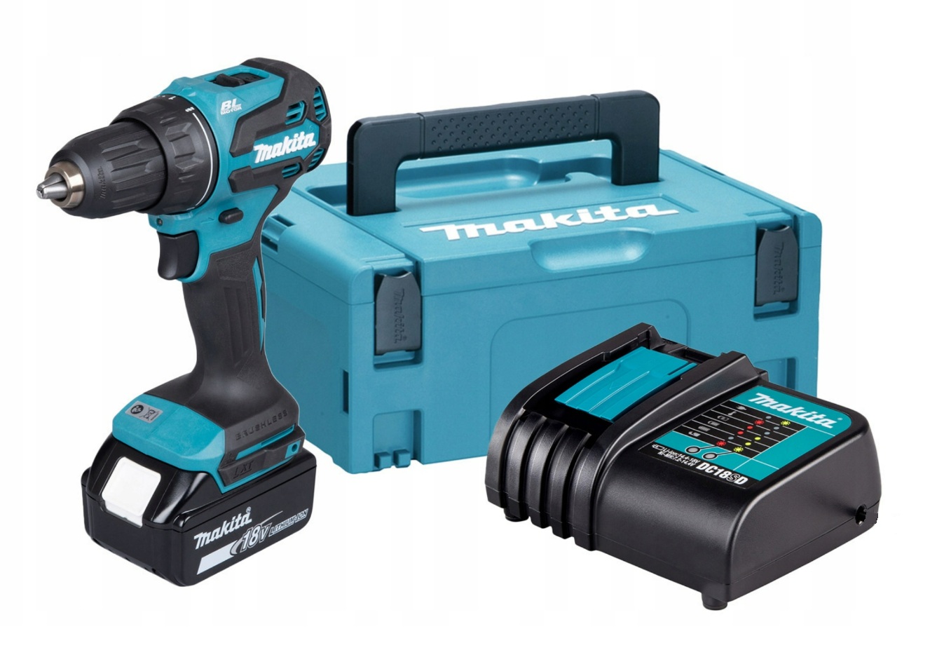 Perceuse à percussion sans fil Makita DHP490SF1J; 18 V; 1x3,0 Ah accu.
