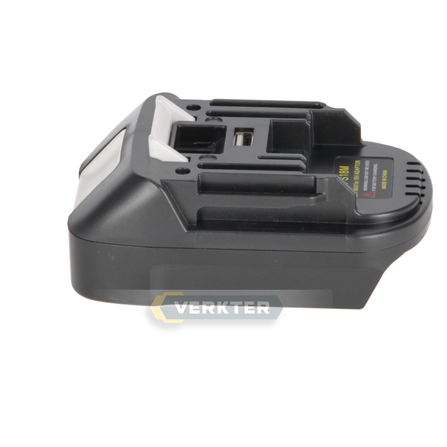 Adaptateur de batterie Ahlio; de Black & Decker/Stanley vers Makita; uniquement compatible 18 V