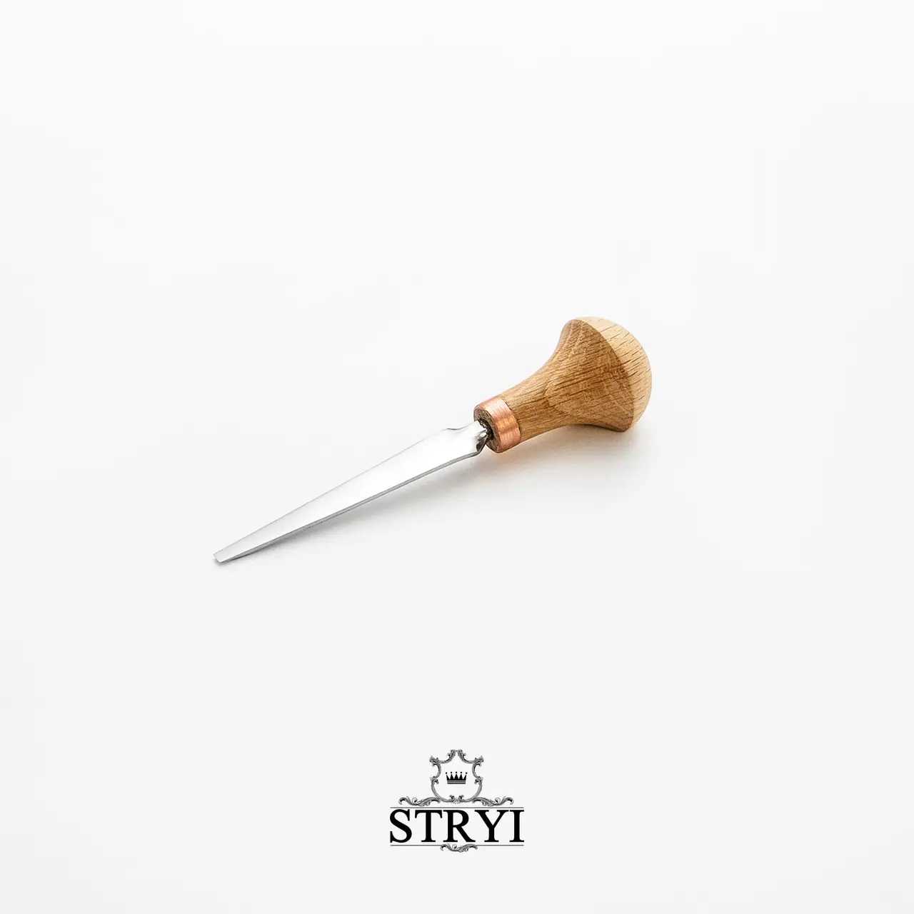 Graveur plat STRYI Profi; 3 mm; pour micro-sculpture, gravure et linogravure sur bois