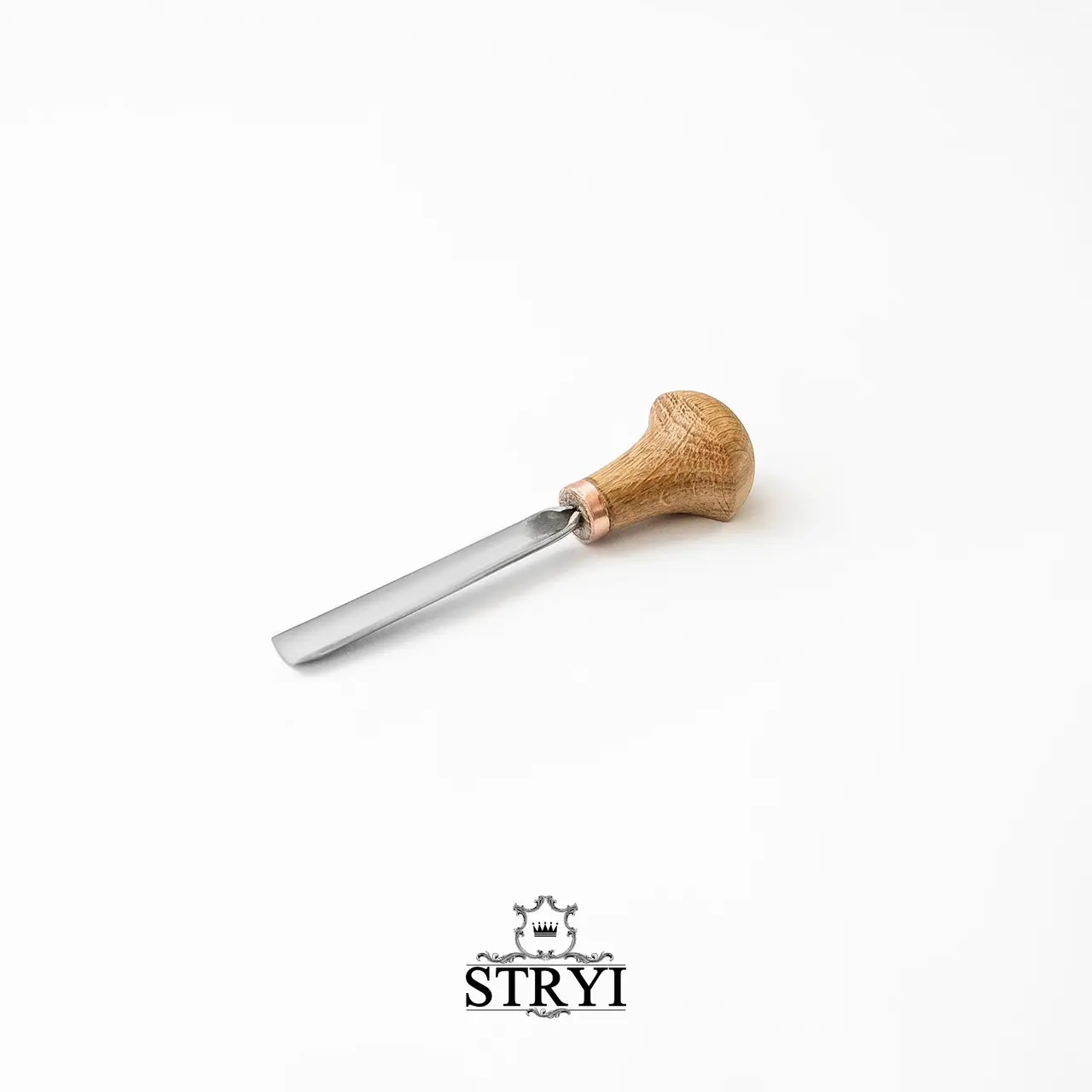 Graveur incliné STRYI Profi; 10 mm; pour micro-sculpture, gravure et linogravure sur bois