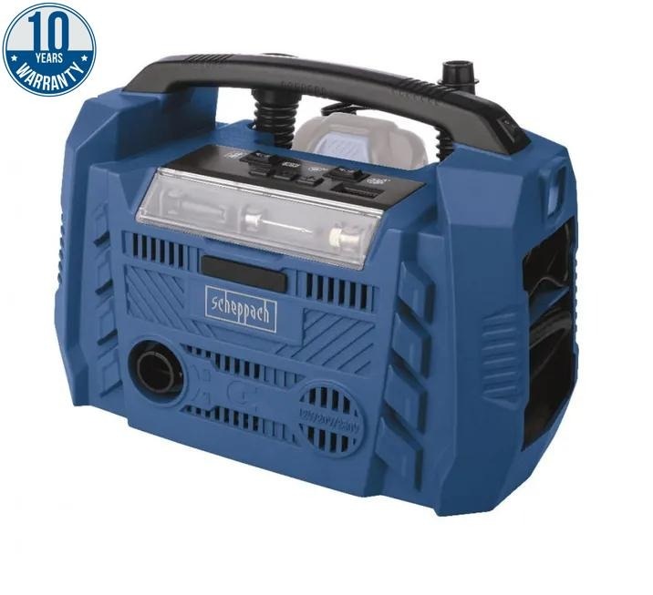 Pompe à air sans fil Scheppach Airforce 6; 12/20/230 V (sans batterie et chargeur)