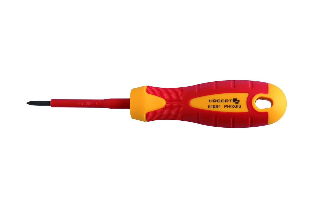 Tournevis croisé Hogert HT1S940; PZ0; 60 mm