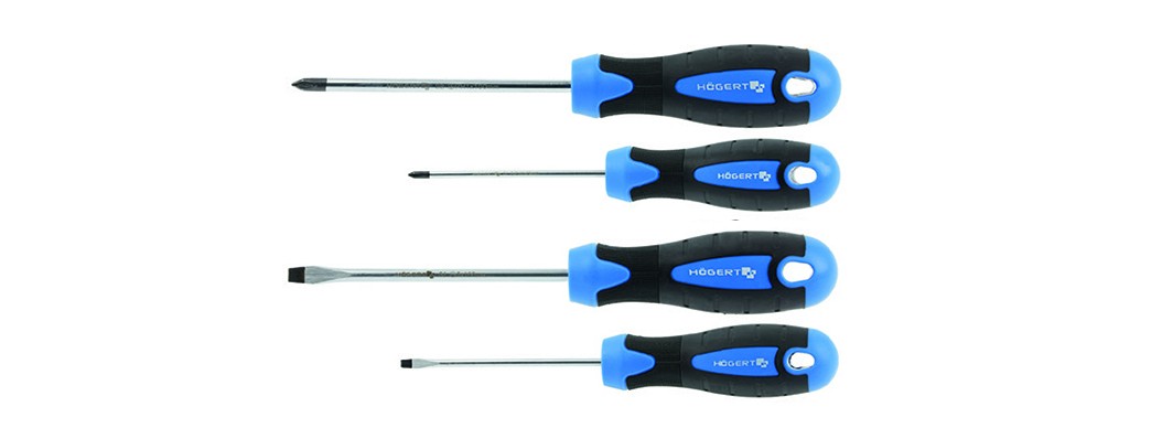 Ensemble de tournevis Hogert HT1S094; 4 unités