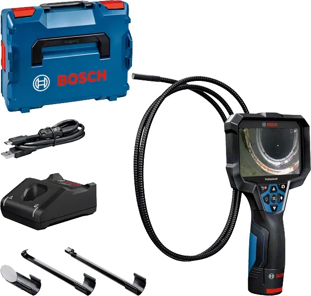 Réviser la caméra Bosch GIC 12V-5-27 C; 12 V; 1x2,0 Ah accu.