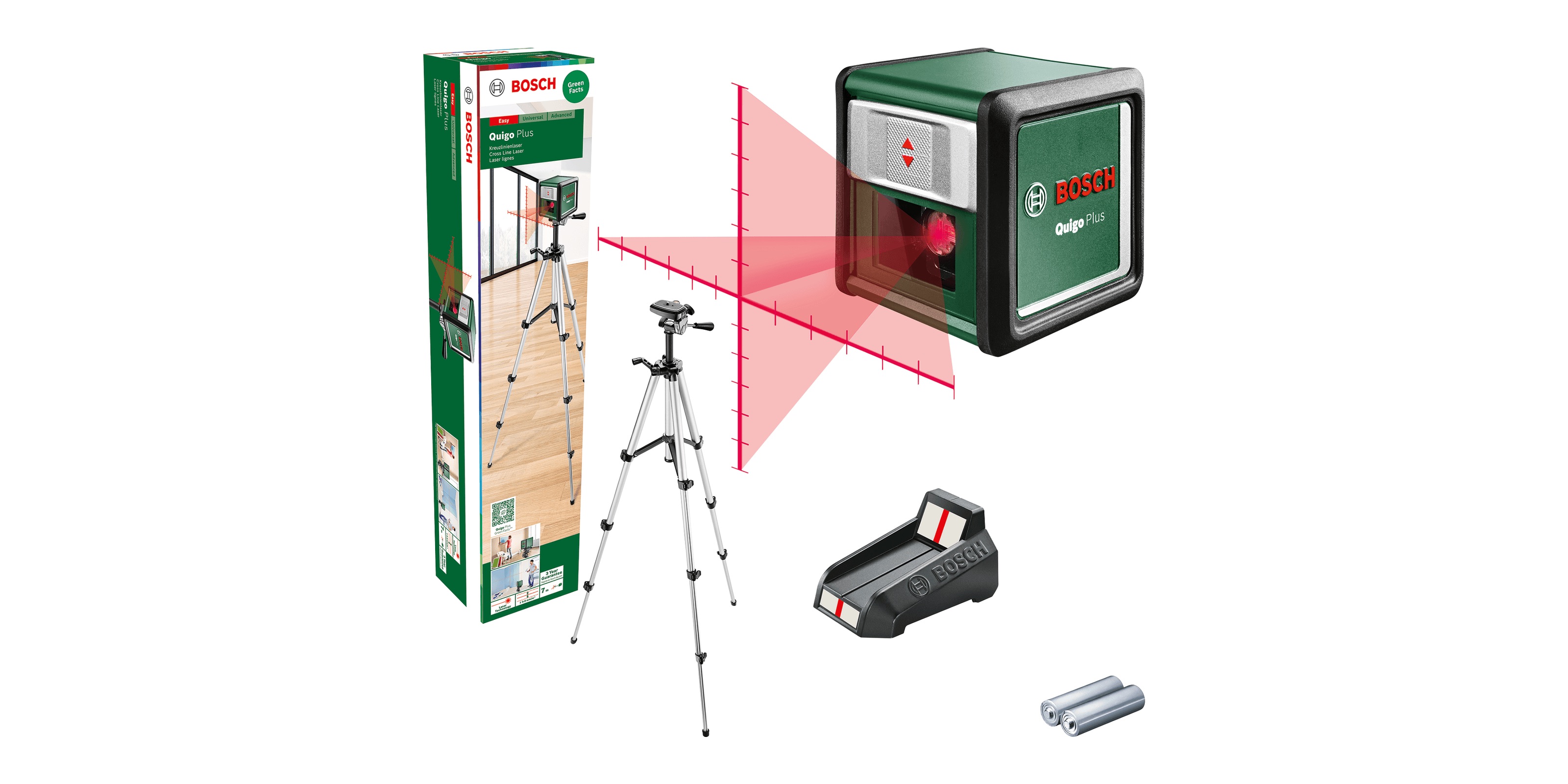 Niveau laser de ligne transversale Bosch Quigo Plus