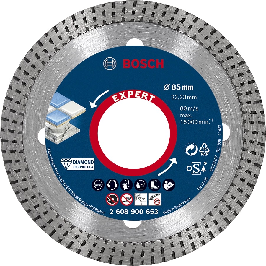 Disque à tronçonner diamanté Bosch 2608900653; 85 mm