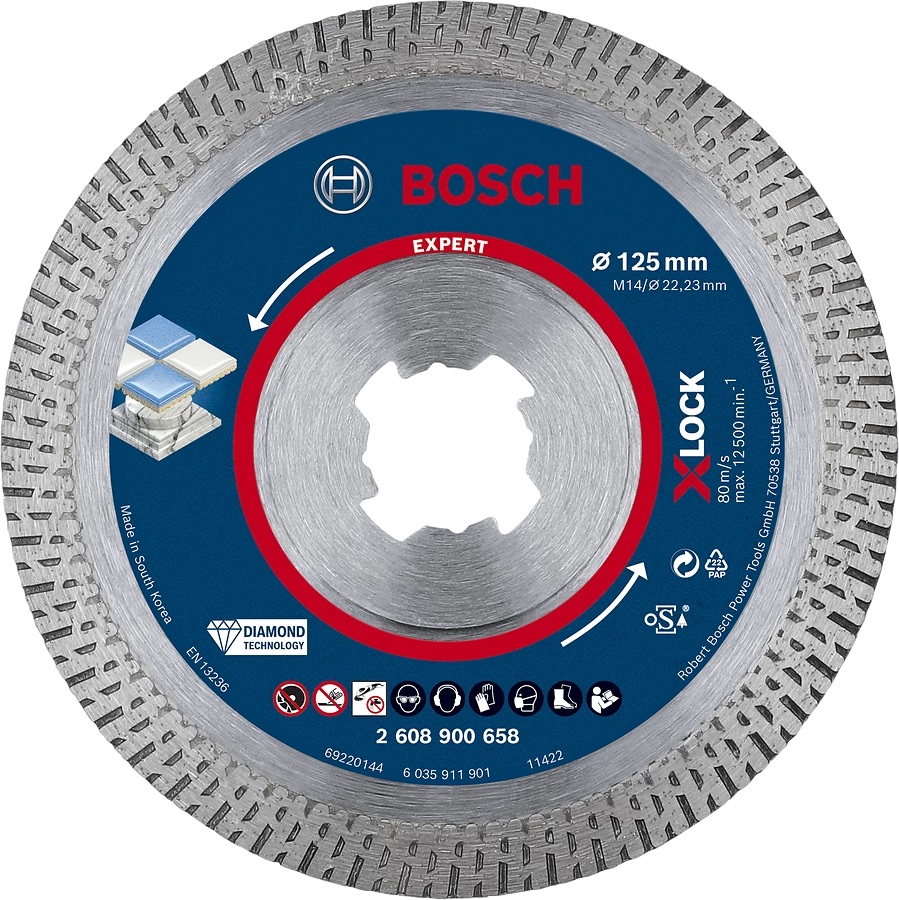 Disque à tronçonner diamanté Bosch 2608900658; 125 mm
