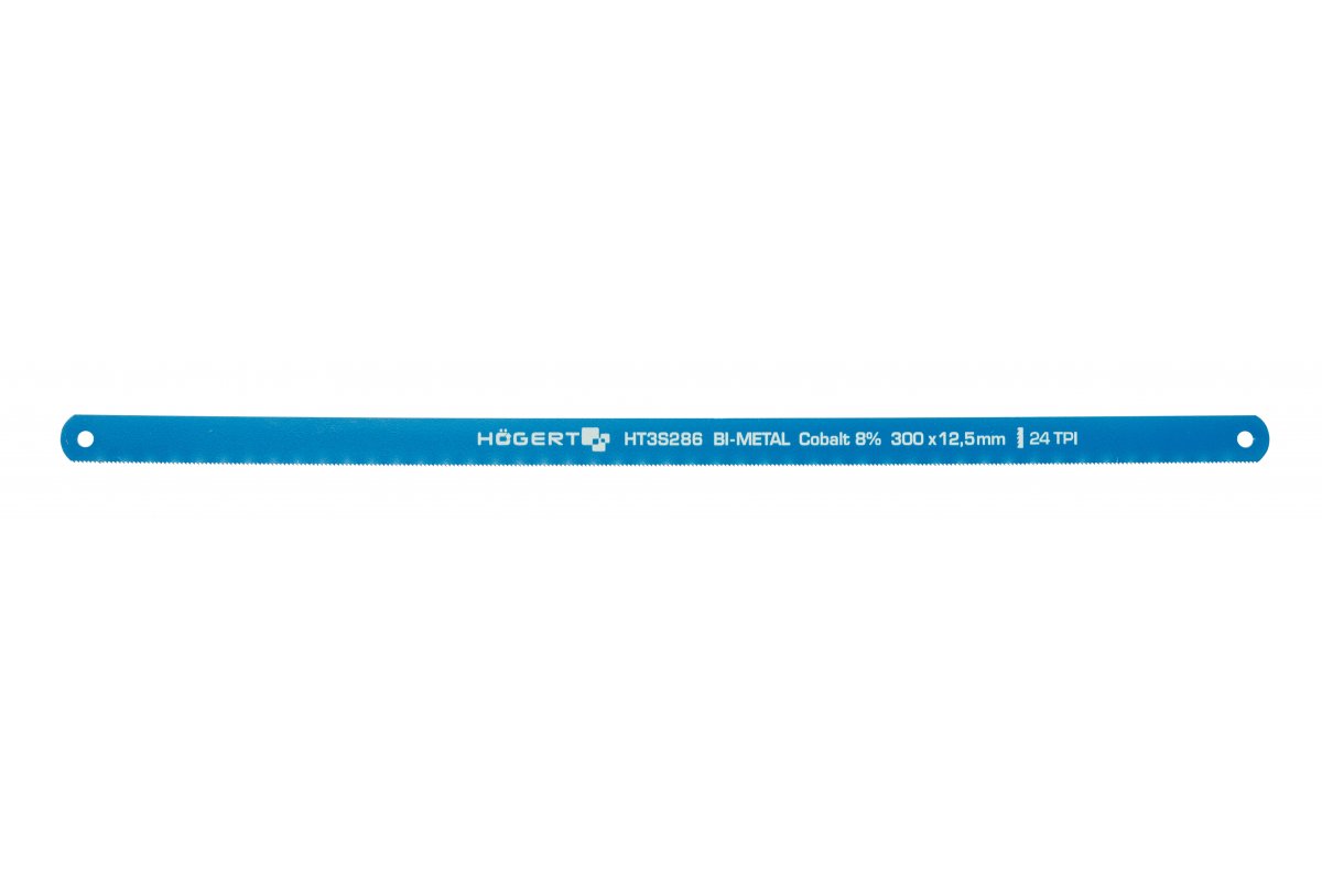 Lame de scie à métaux Hogert HT3S286; 24 TPI; 300 mm; 2 unités