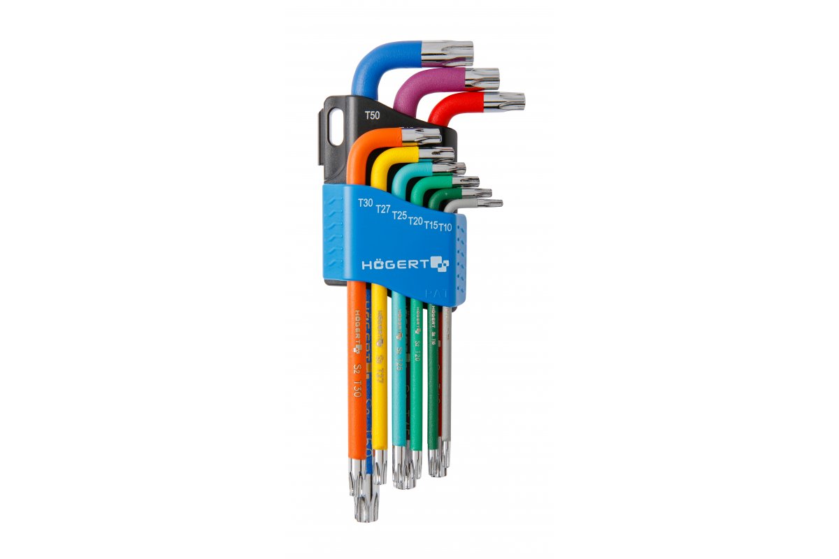 Clé hexagonale Hogert HT1W817; 9  unités