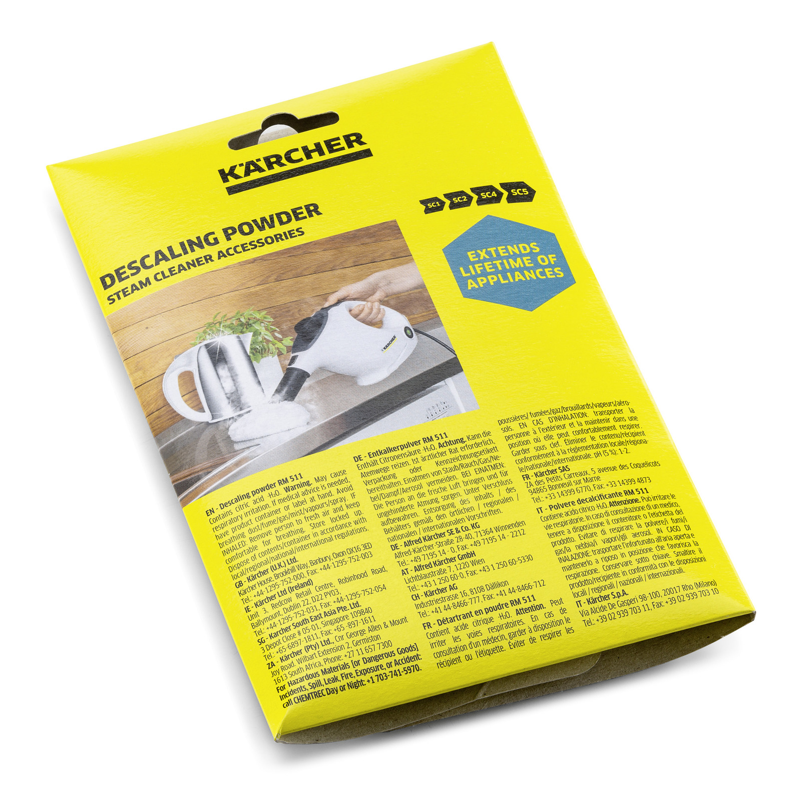 Décalcificateur Karcher RM 511; 6 unités