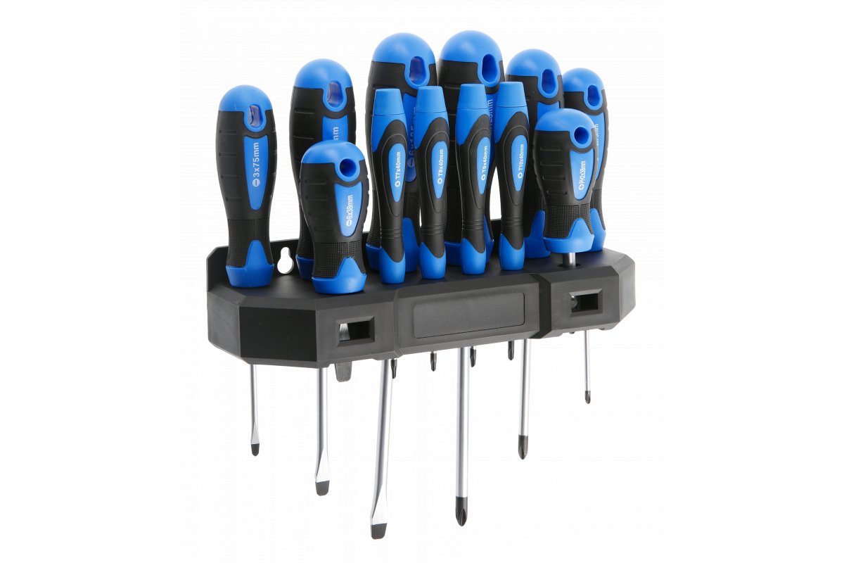 Ensemble de tournevis Hogert HT1S097; 12 unités