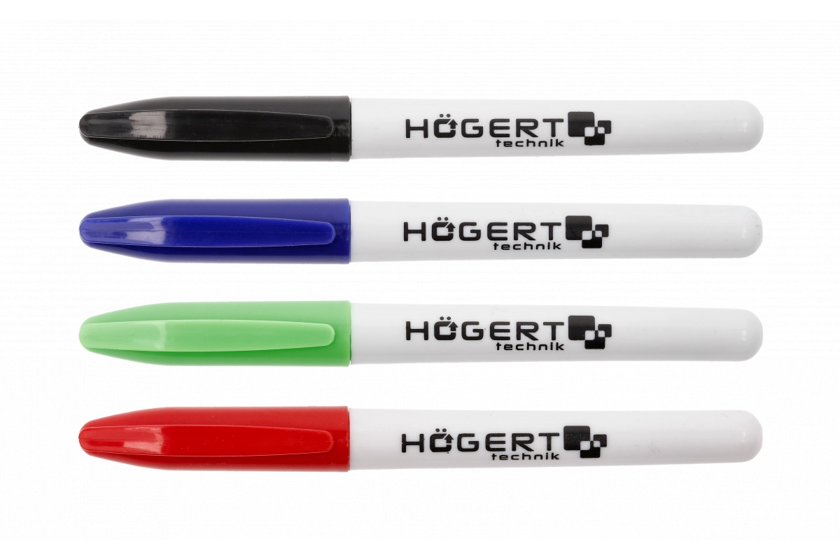 Ensemble de stylo marqueur Hogert HT3B781; 4 unités