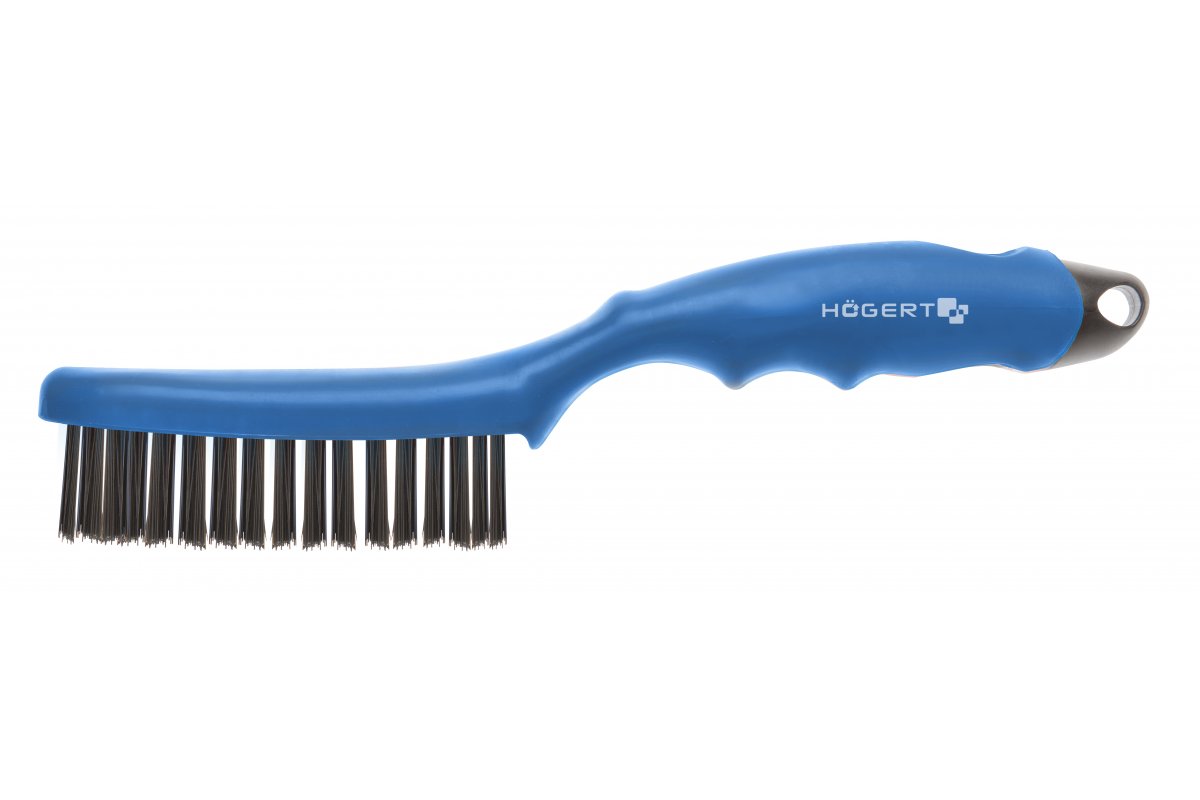 Brosse métallique manuelle Hogert&nbsp;HT3B621; 250 mm