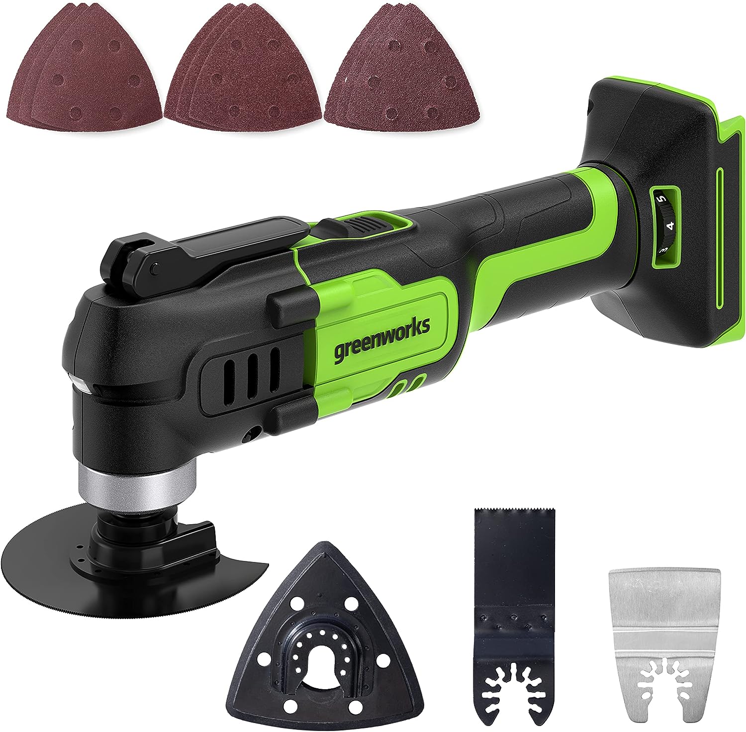 Outil Multi-fonction Greenworks G24MT; 24 V (sans batterie et chargeur)