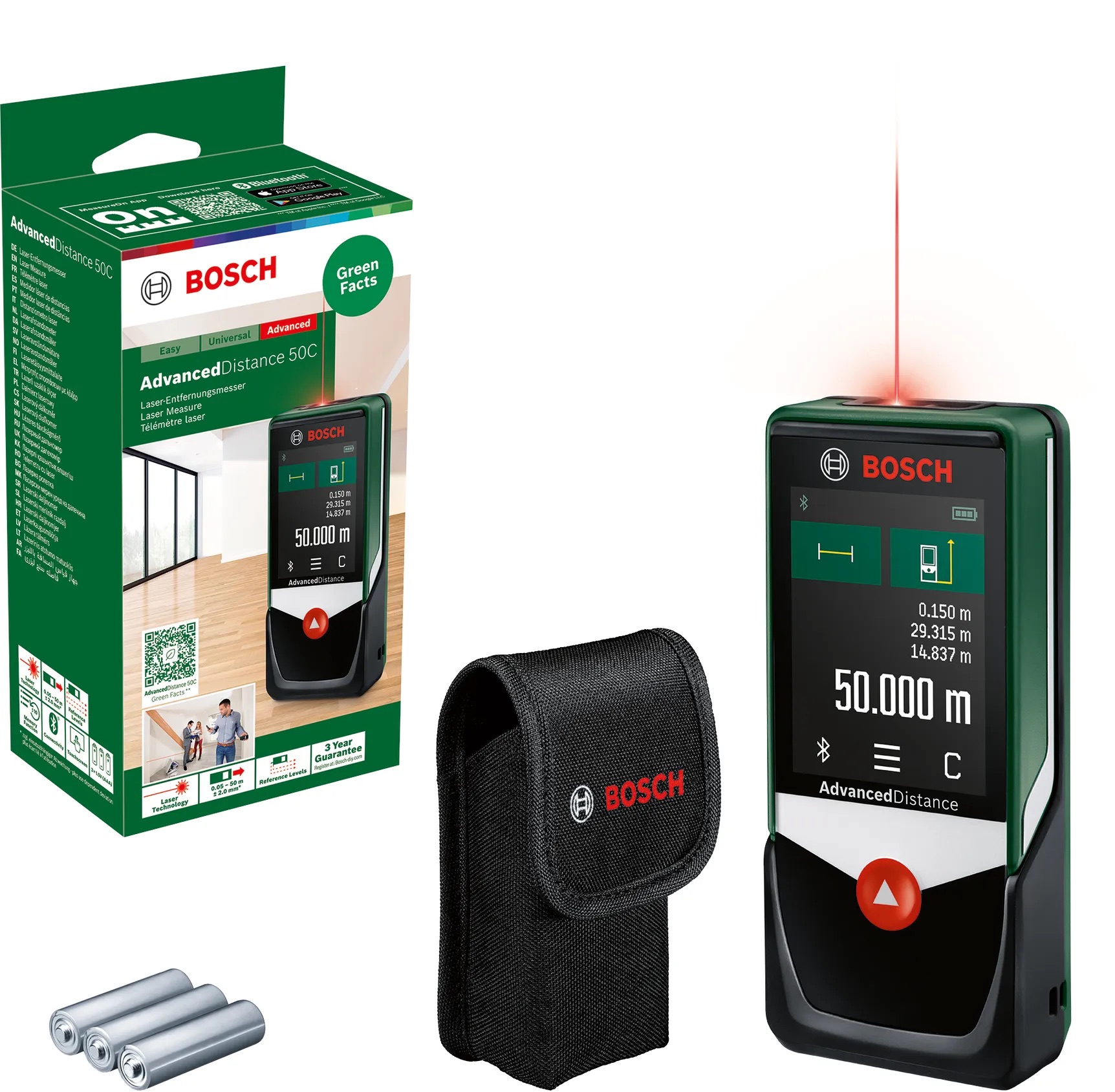 Télémètre laser Bosch Advanced Distance 50C