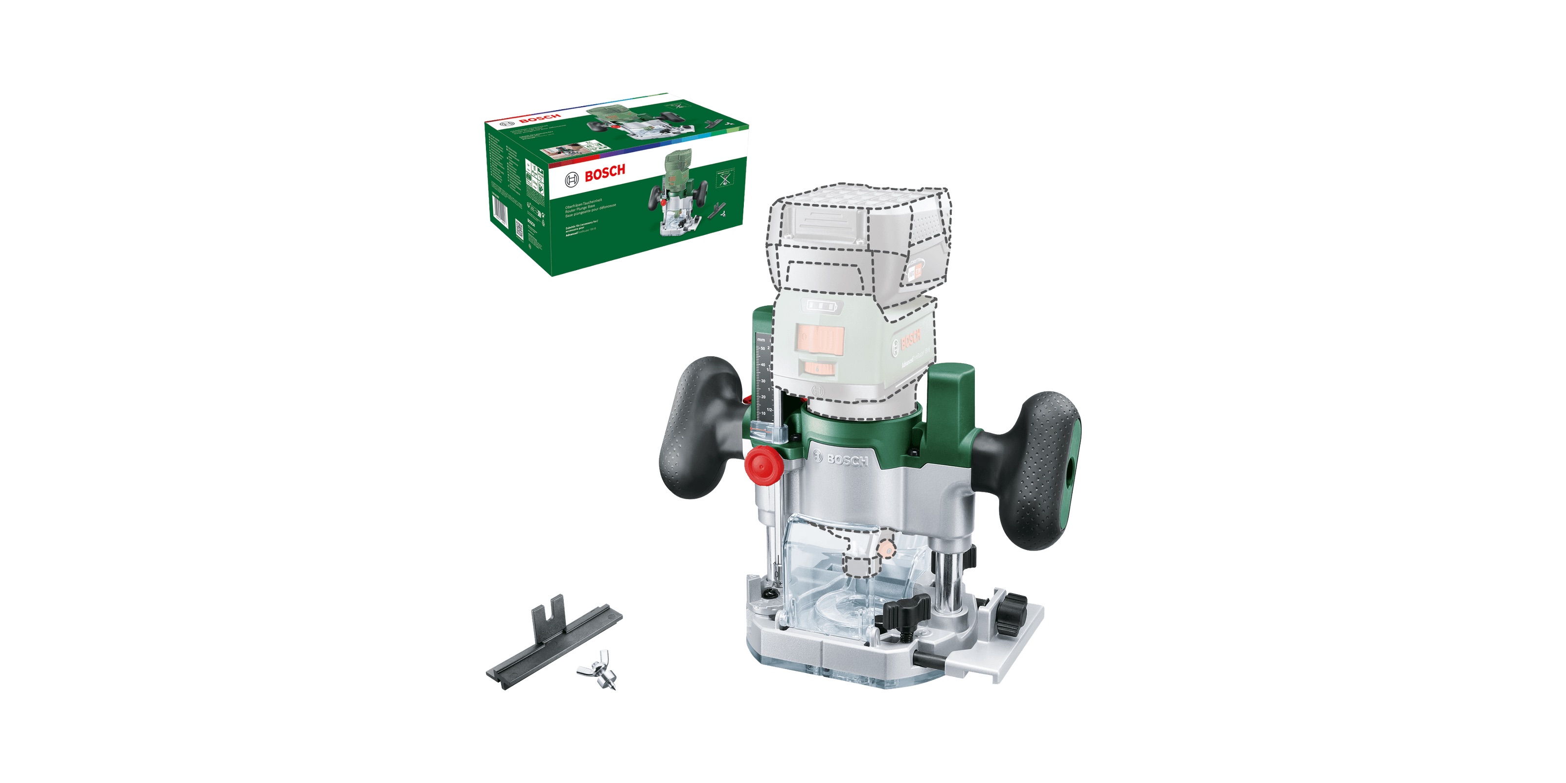 Plunge Routeur Attachement Bosch 1600A02RD7