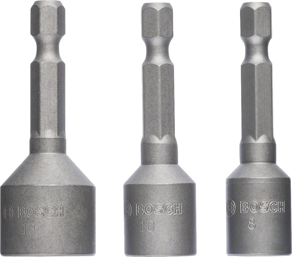 Jeu de douilles Bosch 2608551078; 8-13 mm; 3 unités