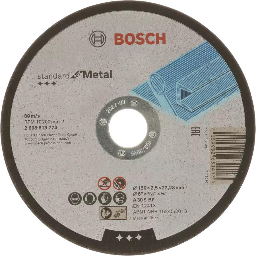 Disque abrasif Bosch A 30 S BF; 150x2,5 mm