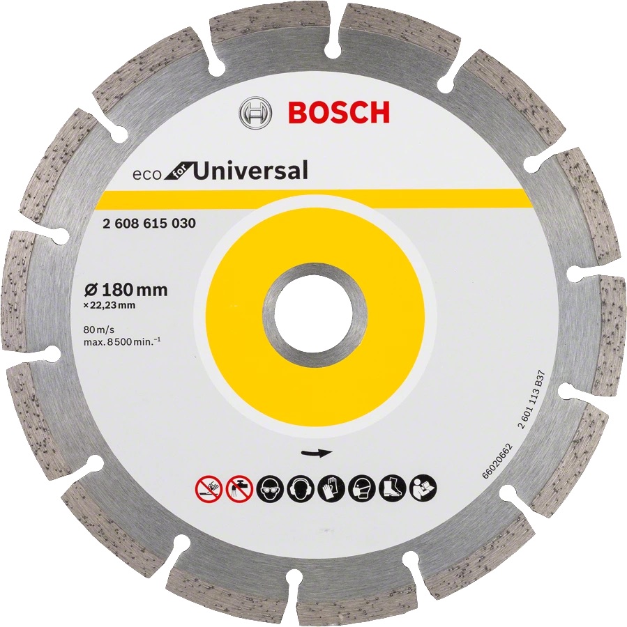Disque à tronçonner diamanté Bosch 2608615030; 180 mm