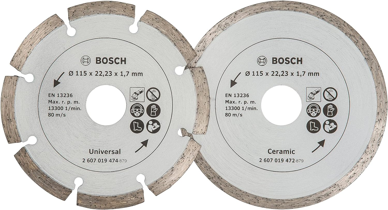 Disque à tronçonner diamanté Bosch 2607019478; 115 mm; 2 unités