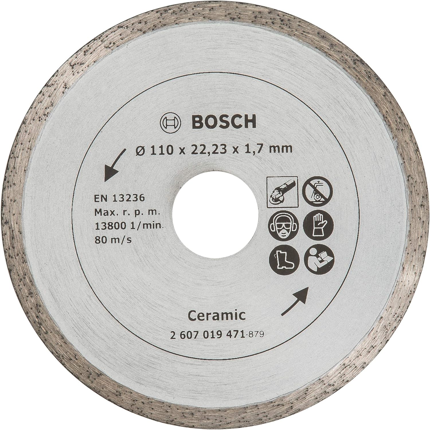 Disque à tronçonner diamanté Bosch 2607019471; 110 mm