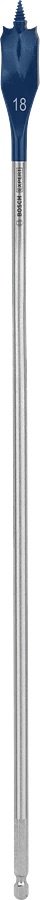 Foret de forme à plumes pour le bois Bosch 2608900345; 18x400 mm