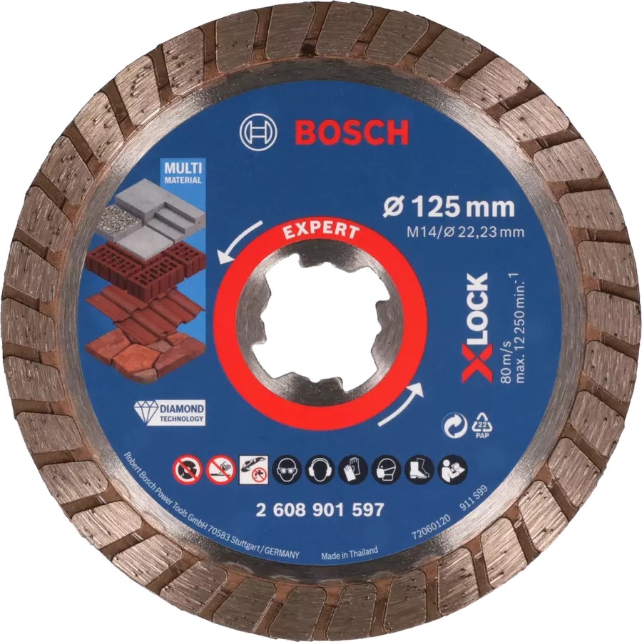 Disque à tronçonner diamanté Bosch 2608901597; 125 mm