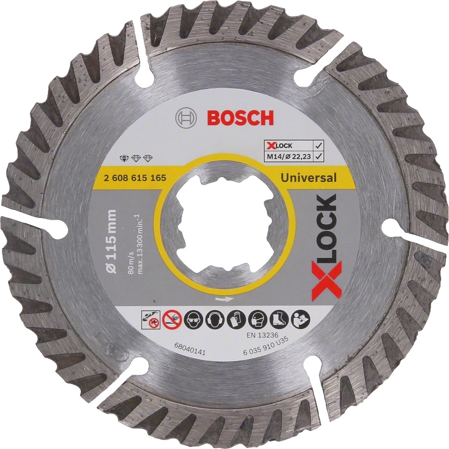 Disque à tronçonner diamanté Bosch 2608615246; 115 mm; 2 unités