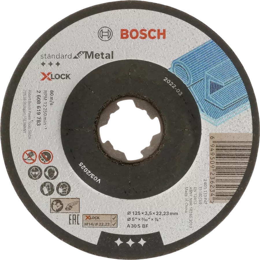 Disque abrasif Bosch A 30 S BF; 125x2,5 mm