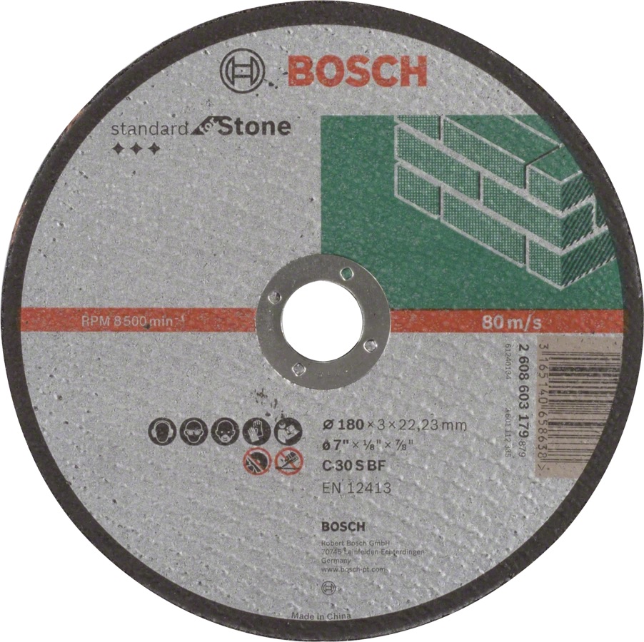 Disque abrasif Bosch C 30 S BF; 180x3 mm