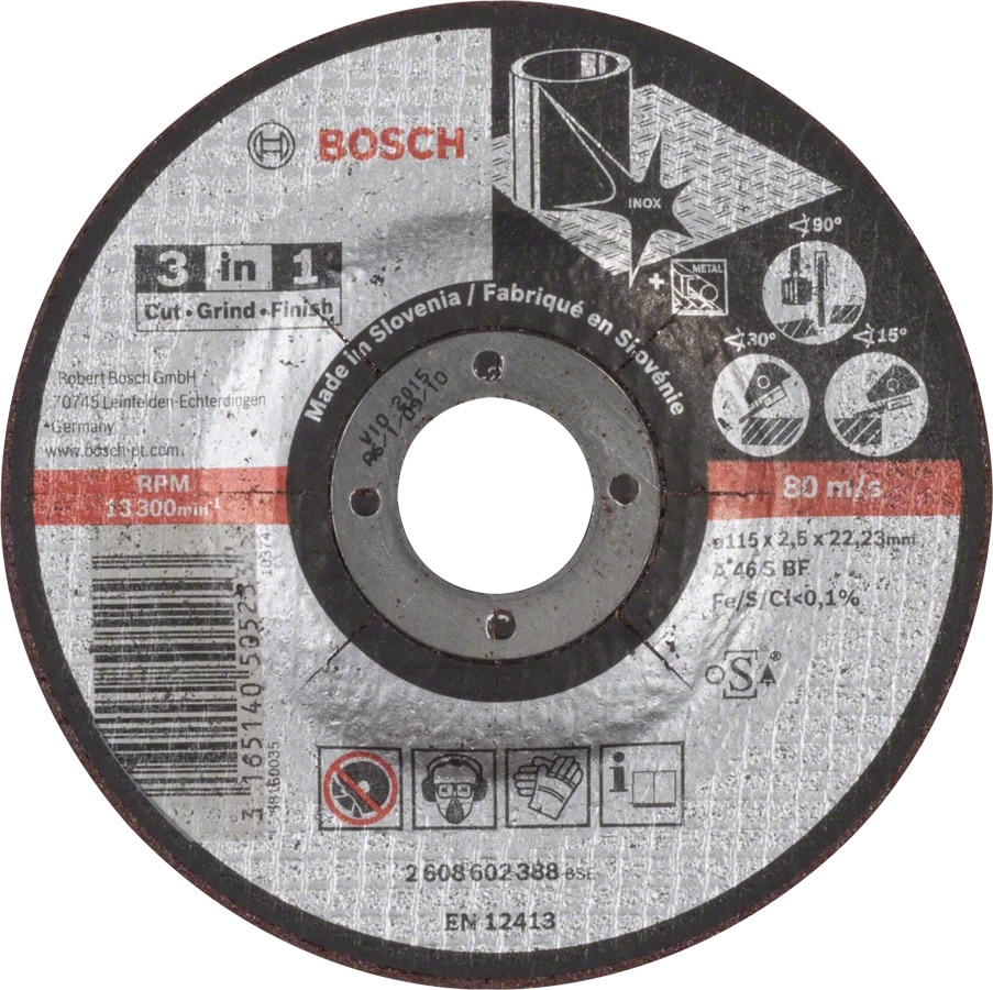 Coupe - disque a meuler Bosch A 46 S BF; 115x2,5 mm