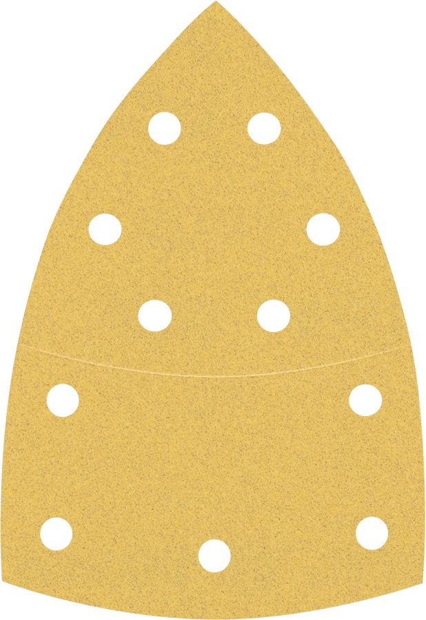 Papier de sable Bosch C470; 102x62/93 mm; K60/120/180; 10 unités