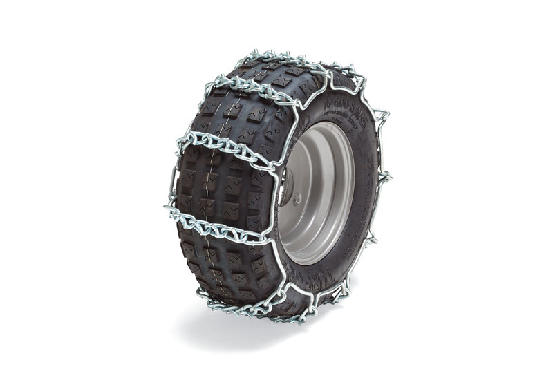Chaînes à neige pour roues de tracteur à gazon Stiga; 17x8''